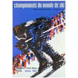  Chamonix World Championships   Poster by Constantin 