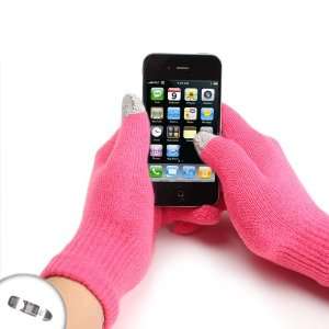 Pink Touch Screen Sensitive Capacitive Gloves for Motorola RAZR, Droid 