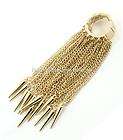 Hot Trend GOLDTONE Spikey Fringe Fashion Stretch Ring BASKETBALL WIVES