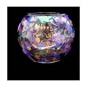  like Wine Design   Hand Painted   19 oz. Bubble Ball with candle