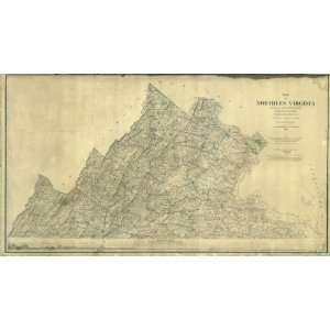  Civil War Map Map of northern Virginia / prepared under 