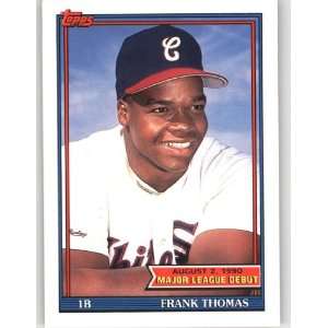 1991 Topps Debut 90 #153 Frank Thomas   Chicago White Sox (MLB Debut 
