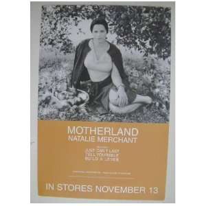  Natalie Merchant of 10000 Maniacs Poster Motherland 10,000 