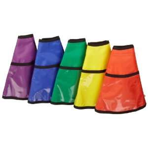  Piece 5 Colors Nylon Changeable Numbers Cover Set with Plastic Sleeve