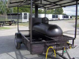 RIB BOX BBQ PIT SMOKER trailer Concession gas fryer barrel Barbecue 