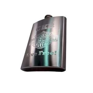  8 Oz Custom Engraved Flask