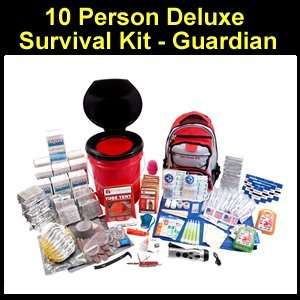  10 Person Deluxe Survival Kit   Guardian Sports 