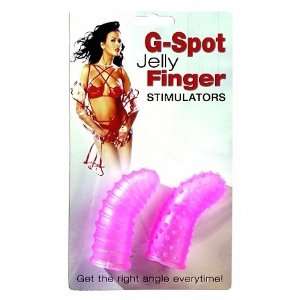  G Spot Jelly Finger Stimulators   Pink Health & Personal 