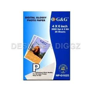  G&G Digital Glossy Photo Paper 4 x 6