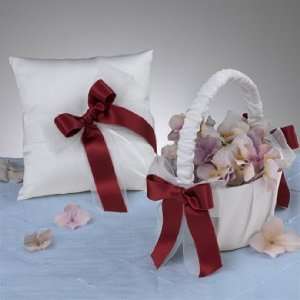   Chic Flower Girl Basket, Pillow Style DB35RPFGB Arts, Crafts & Sewing