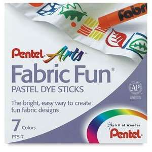  Pentel Fabric Fun   Fabric Pastels, Set of 7 Arts, Crafts 