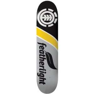 Element Featherlite Classic Deck 8.12 Yellow Featherlight Skateboard 