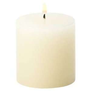  Ivory Vanilla Pillar Candle: Home & Kitchen