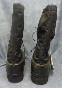 LaCrosse SNOW winter Pack Pac Boots Mens 8 medium Black NIB removable 