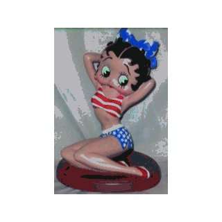   Kids 35004 4.5 Patriotic Betty Boop Resin Figure Toys & Games