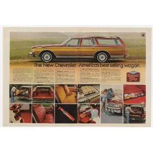  1979 Chevy Caprice Classic Estate Wagon Double Page Print 