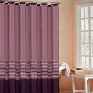  Cityscape Shower Curtain in Purple Dahlia: Home & Kitchen