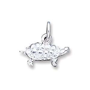  Sterling Silver Turtle Charm QC974 Jewelry
