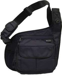   Black Messenger Bag Crossbody Shoulder Travel iPad Netbook Bag  