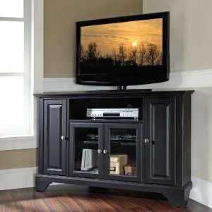  LaFayette 48 Corner TV Stand in Black Furniture & Decor