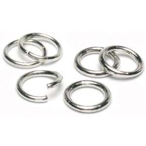  Jewelry Basics 8mm Jump Rings 200/Pkg Silver Arts, Crafts 