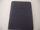 NWT COACH BLACK LEATHER #61494 PASSPORT HOLDER COVER CASE CLASSY