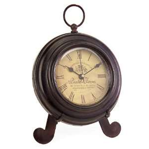  Brown Iron Desk Clock