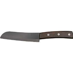 Hen & Rooster Knives 018 International Santoku with Brownish Black 