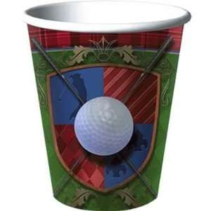  Tee Time Golf Paper Cups 8ct: Toys & Games
