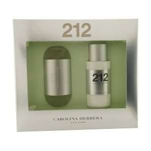  212 by Carolina Herrera SET EDT SPRAY 3.4 OZ & BODY LOTION 