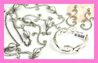 Brighton BELLOWS Bracelet Earrings Necklace Set NWT & Tin  