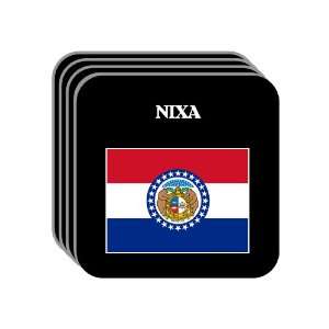  US State Flag   NIXA, Missouri (MO) Set of 4 Mini Mousepad 