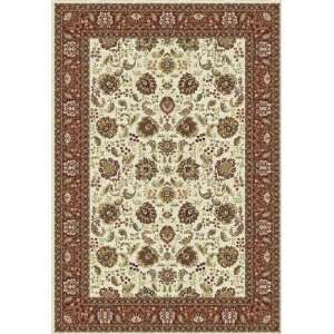  Concord Global Rugs Kashmir Collection Tabriz Ivory Runner 