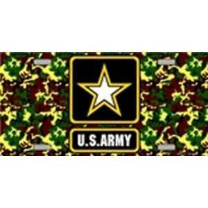   States Army Star License Plate Plates Tag Tags auto vehicle car front