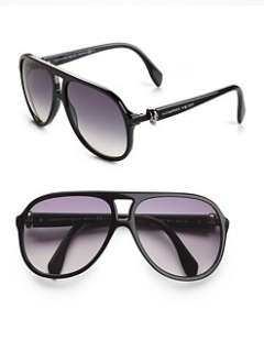 Alexander McQueen   Plastic Aviator Sunglasses