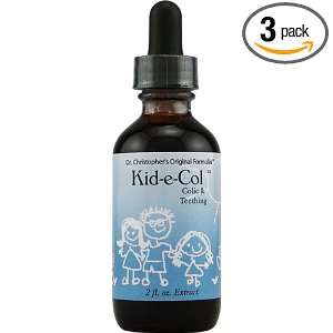 Dr. Christopher Kid e Col colic and teething drops   2 Oz, Pack of 3 