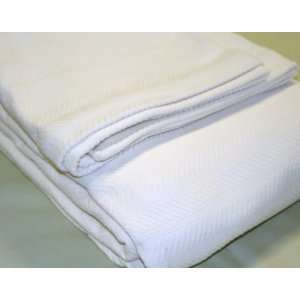  Organic Cotton Jacquard Chenille Blanket   Twin Size 