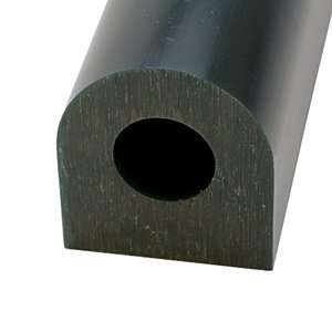  Carving Wax Ring Tube, Extra Large Flat Side Tube, Dark 