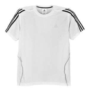 adidas Response DS S/S T Shirt   Mens   Running   Clothing   White 