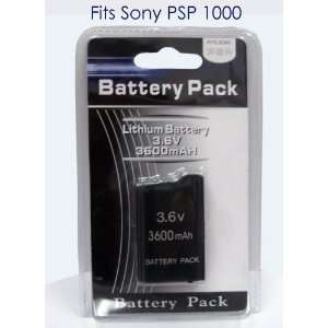  Battery Pack for Sony PSP, 3.6v and 3600mAh Everything 