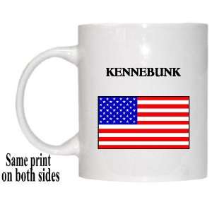  US Flag   Kennebunk, Maine (ME) Mug 