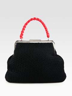 Marni   Knit Wool & Cashmere Top Handle Bag