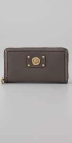 Marc by Marc Jacobs Totally Turnlock Large Zip Around Wallet  