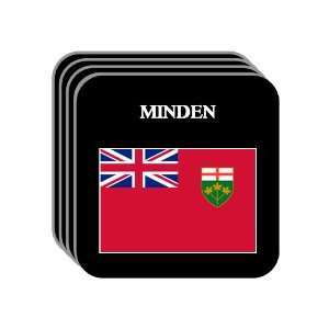 Ontario   MINDEN Set of 4 Mini Mousepad Coasters