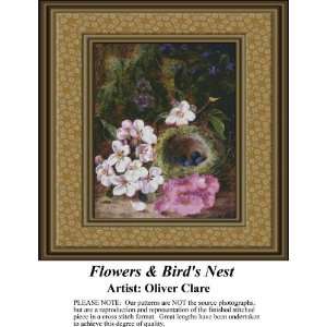   Birds Nest Cross Stitch Pattern PDF Download Available: Arts, Crafts