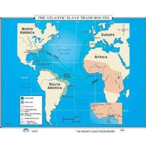   Map 762549394 no.006 The Atlantic Slave Trade Routes