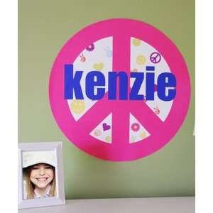  Peace Sign Wall Decal: Home & Kitchen