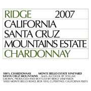 Ridge Santa Cruz Chardonnay 2007 