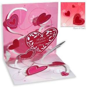   HEARTS   Up With Paper   Pop Up Greeting Card #868 