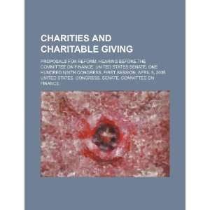  Charities and charitable giving proposals for reform 